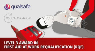 Qualsafe Level 3 Award in First Aid at Work Requalification (RQF) course card