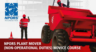 NPORS N132 - Plant Mover (Non-Operational Duties) - Novice Course course card
