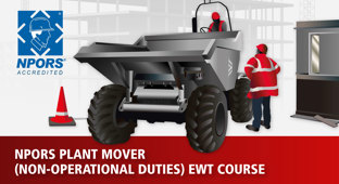 NPORS N132 - Plant Mover (Non-Operational Duties) - Experienced Worker Test (EWT) course card